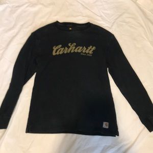 Waffle print sweater